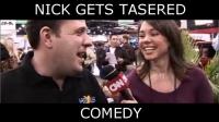 SHOCKING:  Nick gets himself TASER-ed for your del...
