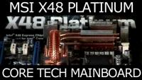 MSI's X48 Platinum mainboard for overclockers goes under the lights